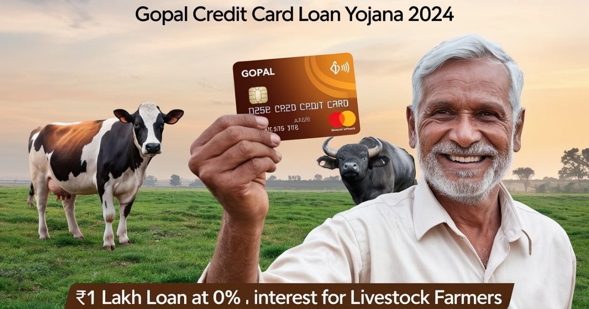 Gopal Credit Card Loan Yojana 2024: किसानो को मिलेगा फ्री क्रेडिट कार्ड, बिना ब्याज के उठा सकेंगे बड़ा लोन, जाने आवेदन की प्रक्रिया