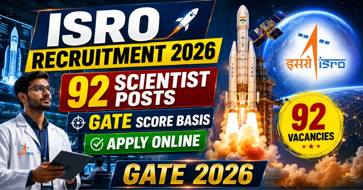 ISRO Scientist/Engineer Recruitment 2026