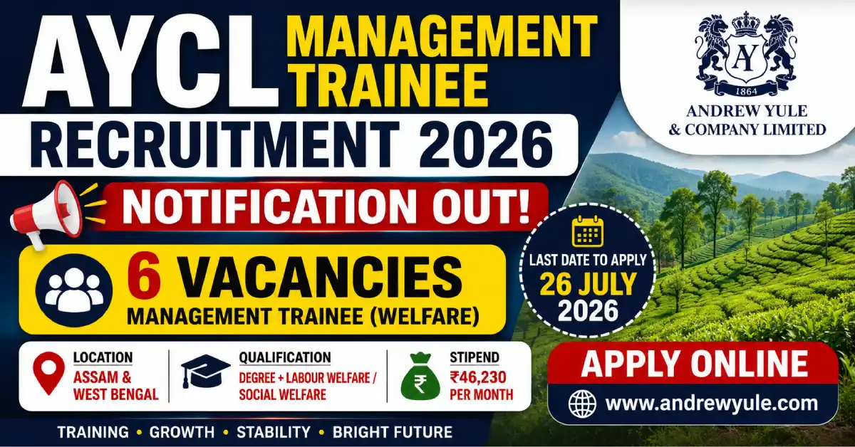 AYCL Management Trainee Recruitment 2026