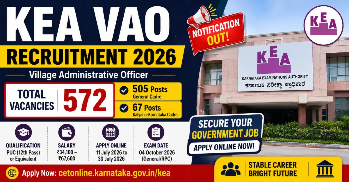 KEA VAO Recruitment 2026