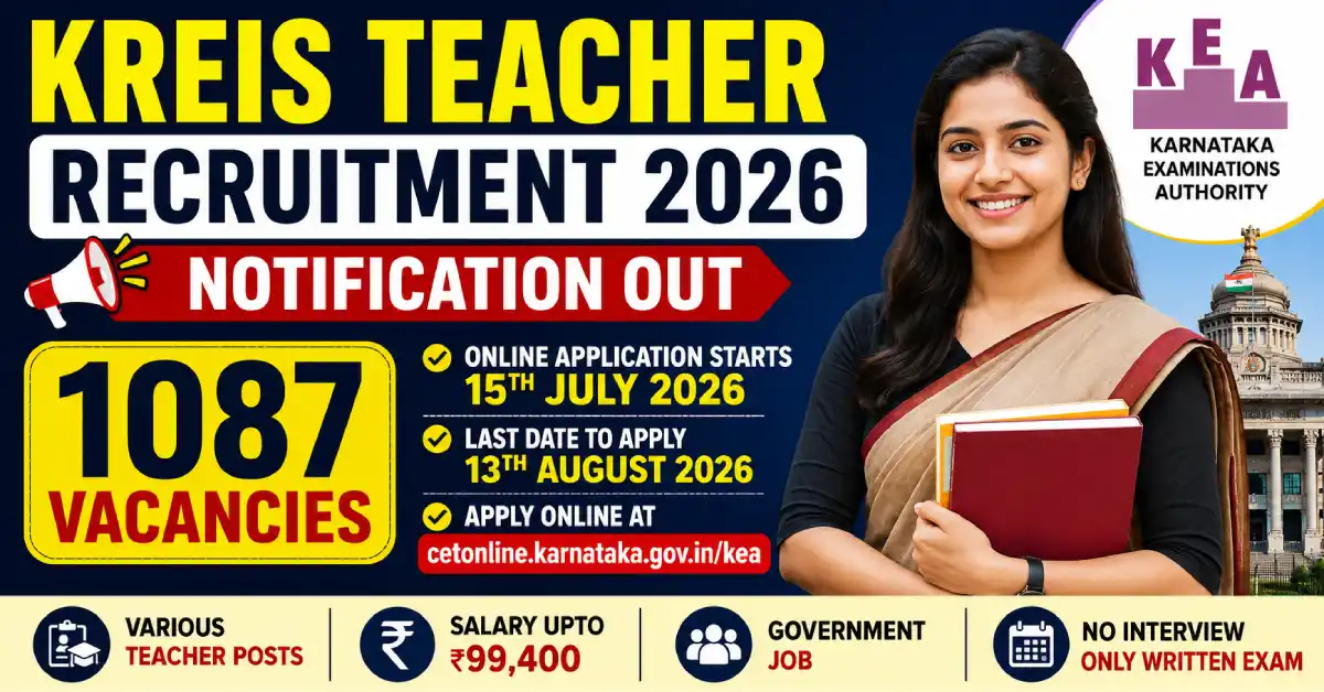 KREIS Teacher Recruitment 2026
