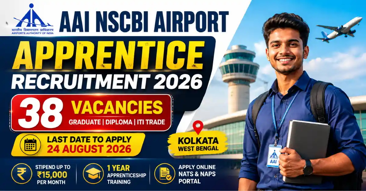 AAI NSCBI Apprentice Recruitment 2026
