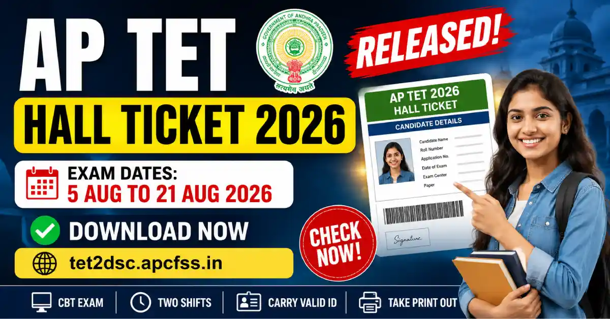 AP TET Hall Ticket 2026