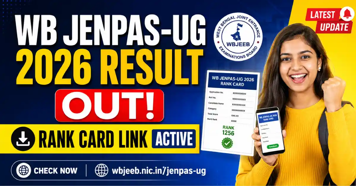 WB JENPAS-UG 2026 Result OUT
