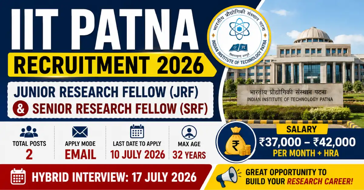 IIT Patna Recruitment 2026