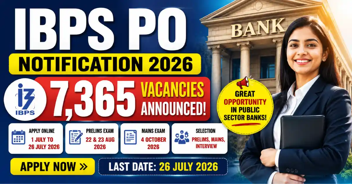 IBPS PO Notification 2026