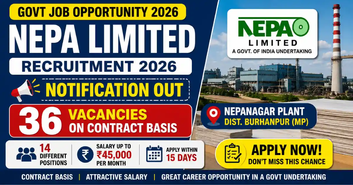 NEPA Limited Recruitment 2026