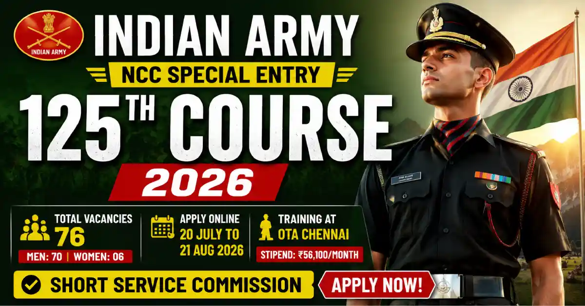 Indian Army NCC Special Entry 125th Course