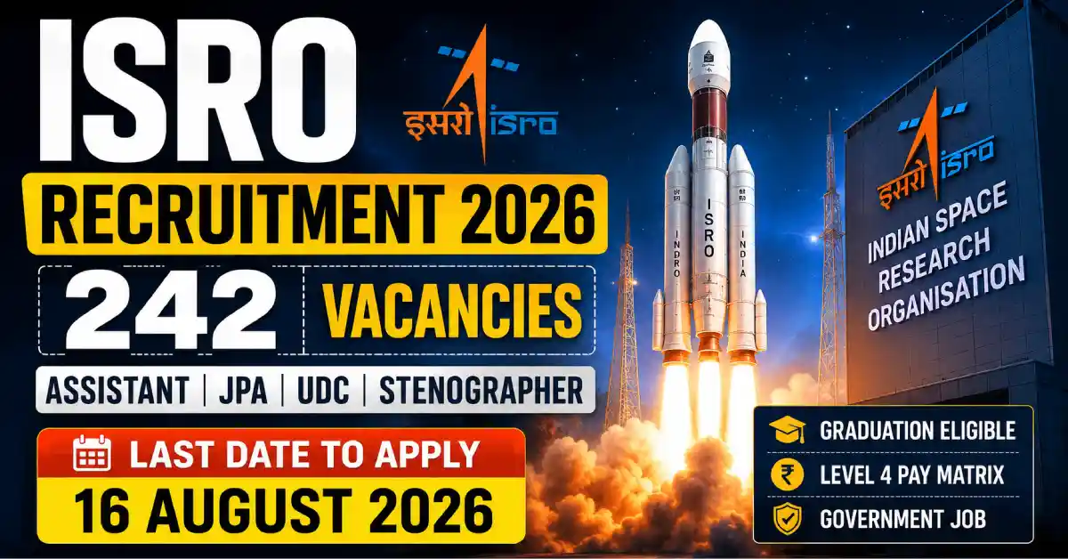 ISRO Recruitment 2026