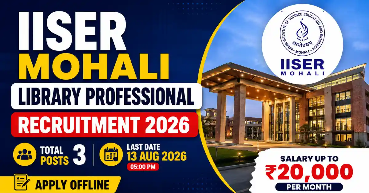 IISER Mohali Library Professional Recruitment
