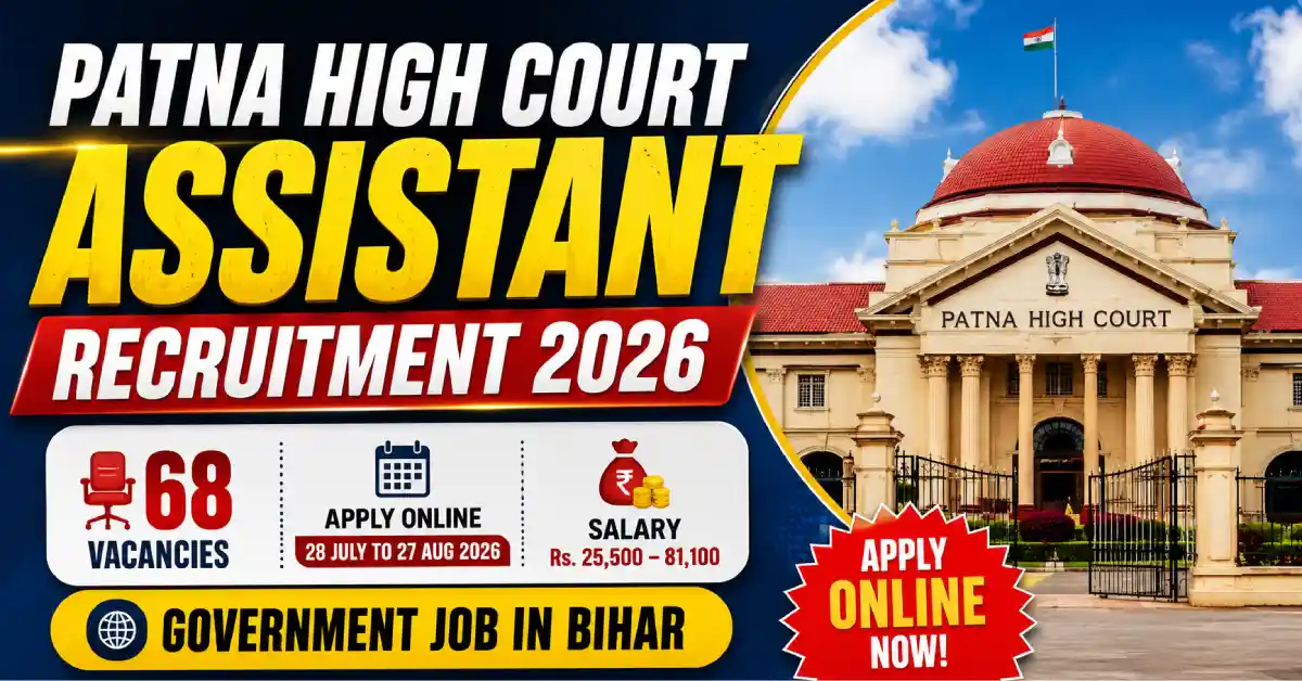 Patna High Court Assistant Recruitment 2026