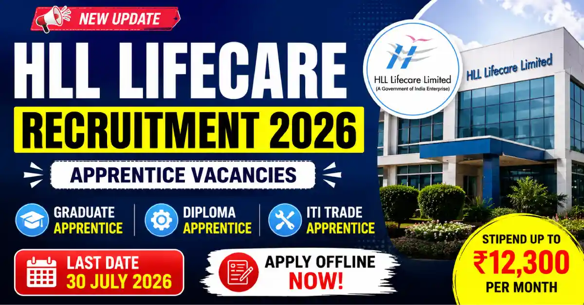 HLL Lifecare Trainee Recruitment 2026