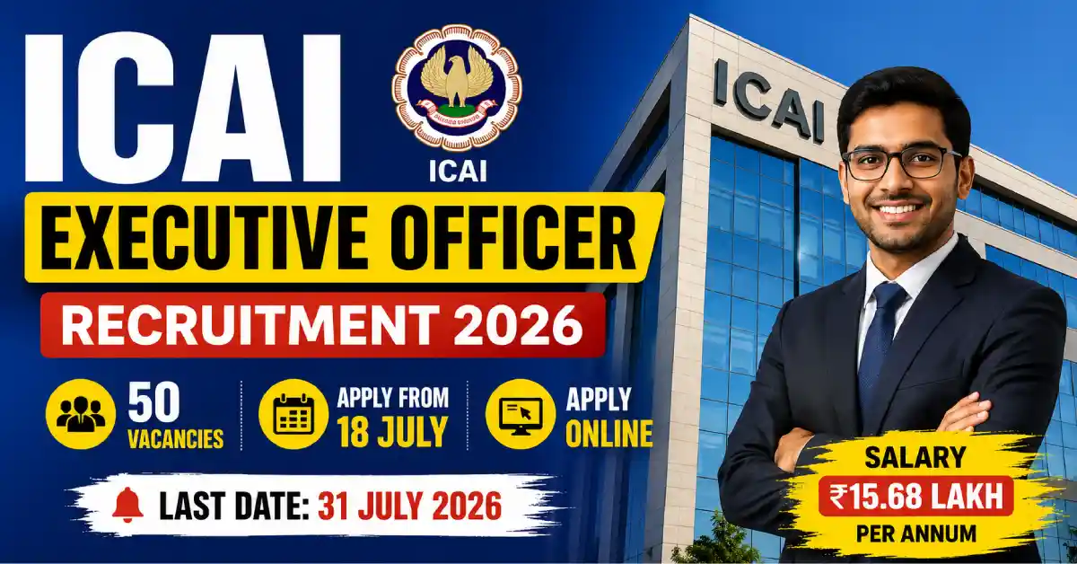 ICAI Executive Officer Recruitment 2026